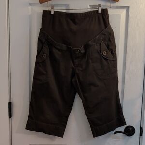 Old Navy Brown Maternity Shorts